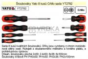 Šroubováky Yato sada 8 kusů CrMo YT2782