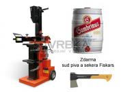 Štípač na dřevo VeGA LV1200PRO + Sud piva Gambrinus 5l + Sekera Fiskars