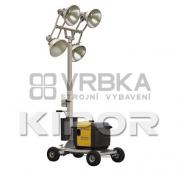 Přenosné halogenové světlo + elektrocentrála KIPOR KLBG7000TI