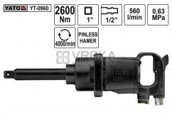 Utahovák pneumatický rázový Yato 2600Nm 1