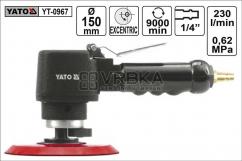 Bruska excentrická YATO vzduchová průměr 150mm YT-0967 - Výprodej