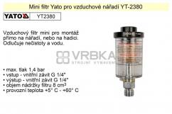 Mini filtr Yato YT-2380 pro vzduchové nářadí