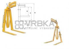 Paletové vidle MBACR-15-160 Paletové vidle MBACR-15-160