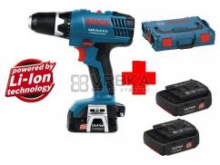 BOSCH GSR 14,4-2-LI Professional + L-BOXX + 3x Aku BOSCH GSR 14,4-2-LI Professional + L-BOXX + 3x Aku