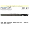 Rašple Ajax strojně sekaná půlkulatá 200x20x6mm