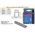 Spony do sponkovačky šíře 10,6 mm hranaté délka 10 mm balení 1000 kusů