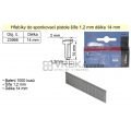 Hřebíky do sponkovačky šíře 1,2 mm délka 14 mm balení 1000 kusů