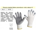 Pracovní rukavice polomáčené v nitrilu Babler elastické vel. 10”