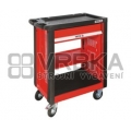 Stolek dílenský YATO 0905 1 šuplíkový + regálek 766x465x958mm