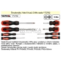 Šroubováky Yato sada 8 kusů CrMo YT2782