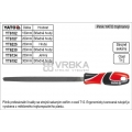 Pilník YATO trojhranný délka 150mm středně hrubý